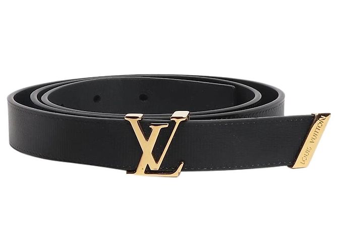 Louis Vuitton Ledergürtel Initiales 20MM schwarz