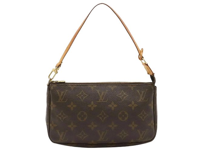 Louis Vuitton Sac pochette Monogram vintage marron 2000