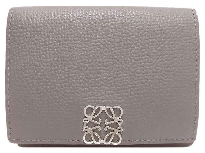 Loewe Anagram Tri-fold Wallet Brown