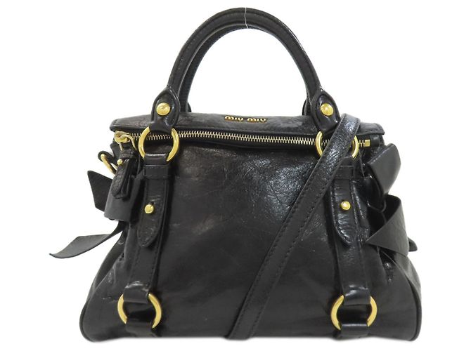 Borsa nera Miu Miu Nero