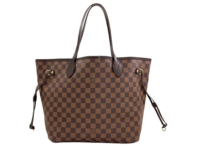 Sac cabas Louis Vuitton Neverfull MM Damier ebène