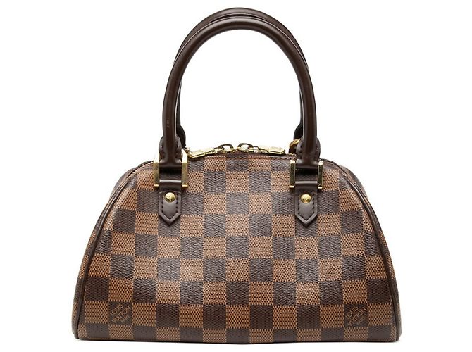 Bolsa mini Louis Vuitton Damier Rivera Marrom