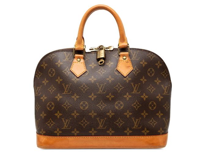 Borsa Louis Vuitton Monogram Alma PM Marrone