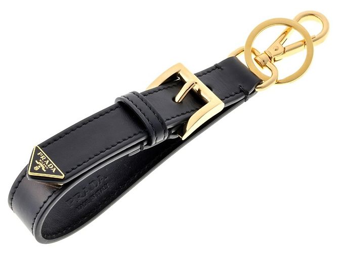 Chaveiro Triangle Prada 1PP186 Preto
