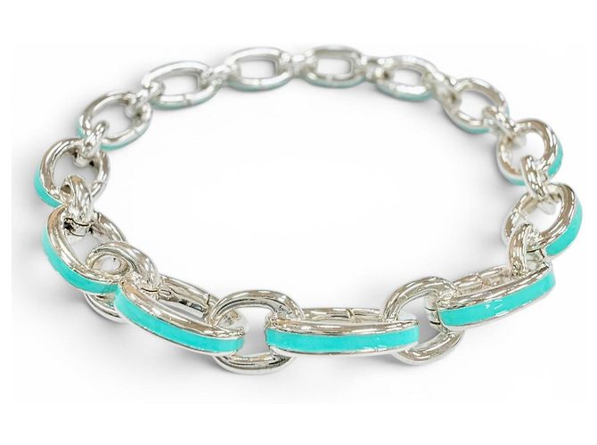 Pulsera de charms Tiffany & Co. en plata 925 Azul