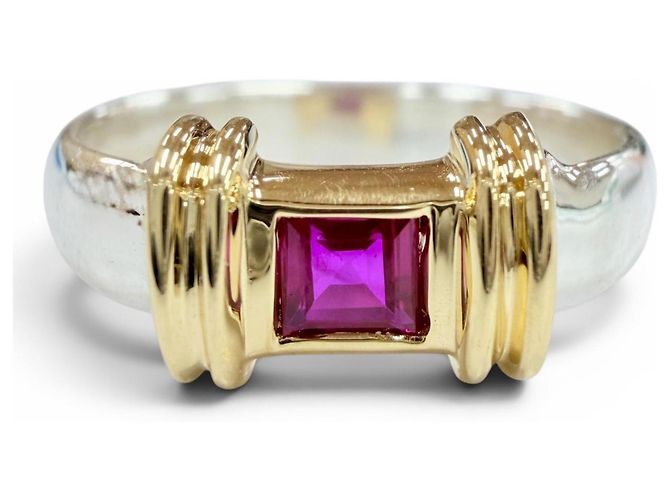 Tiffany & Co Tiffany Vintage Stacking-Ring Silber Golden