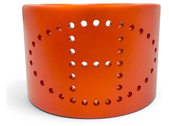 Hermès Pulsera de aluminio Hermes Evelyne Naranja 