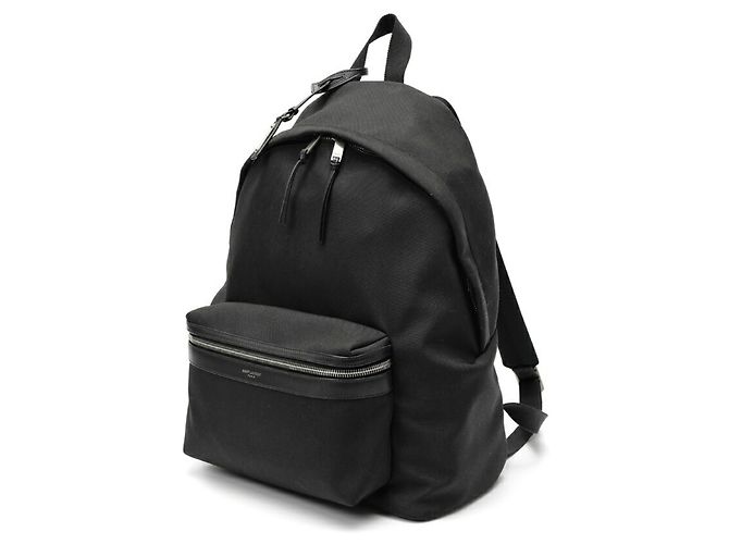 Saint Laurent City Backpack Black
