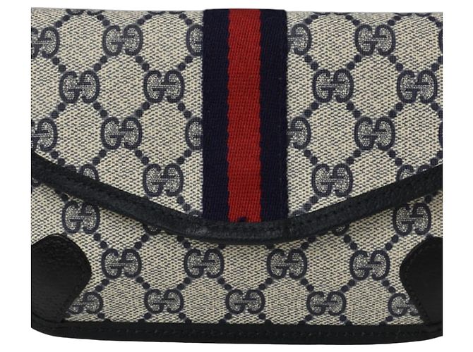 Pochette Gucci GG Plus Blu Beige