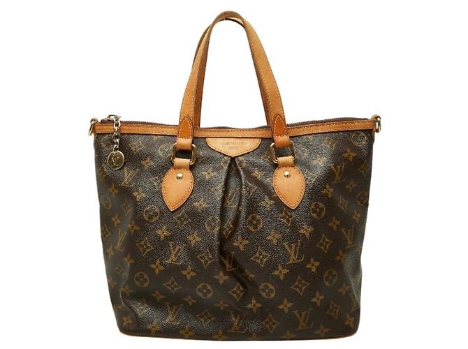 Bolsa Louis Vuitton Monogram Palermo PM Marrom Preto