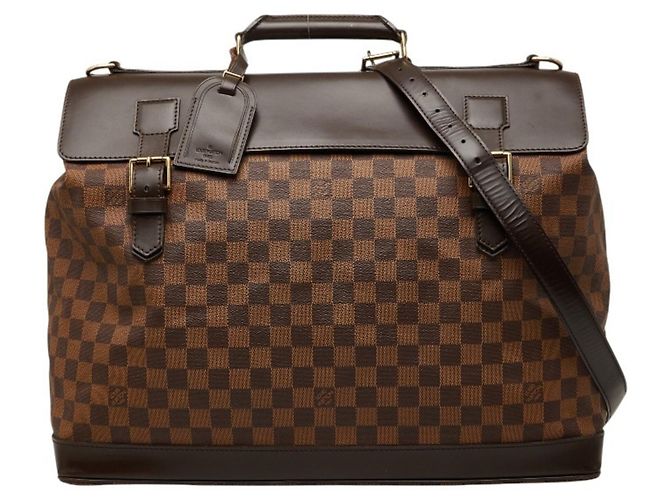 Borsa Boston Louis Vuitton Marrone Damier West End PM