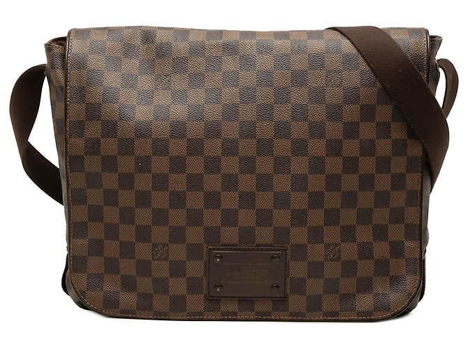 Louis Vuitton Marrón Damier Ebene Brooklyn GM Castaño