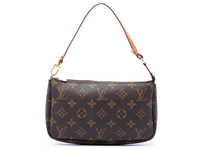 Louis Vuitton Pochette Accessoires Monogram Marrón Castaño