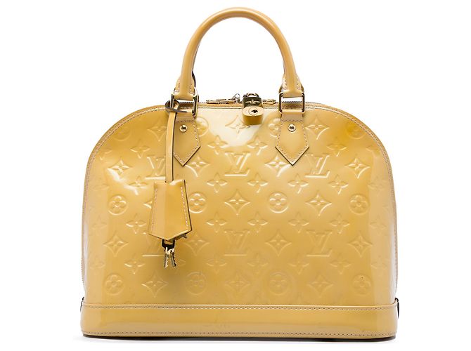 Louis Vuitton Alma PM en Monogram Vernis beige
