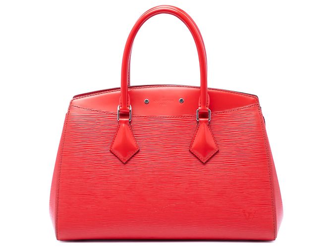 Louis Vuitton Red Epi Soufflot MM Rouge