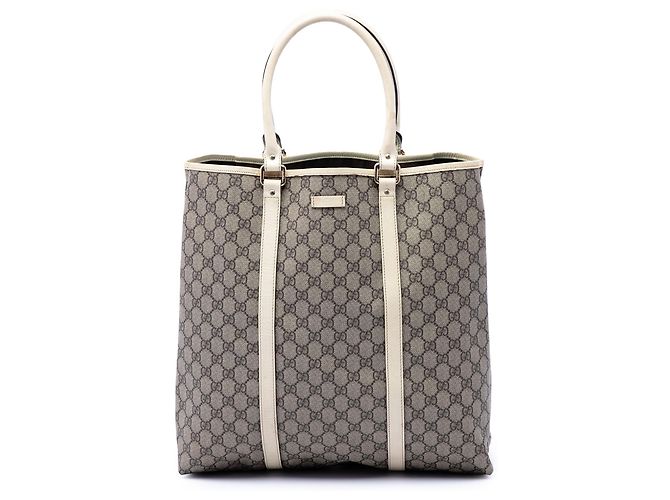Tote verticale Gucci Beige GG Supreme Joy