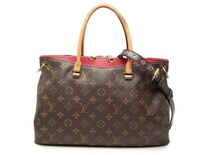 Louis Vuitton Marrom Monogram Pallas MM