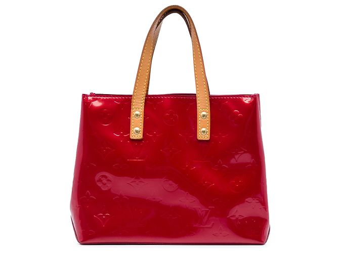 Louis Vuitton Red Monogram Vernis Reade PM Rosso