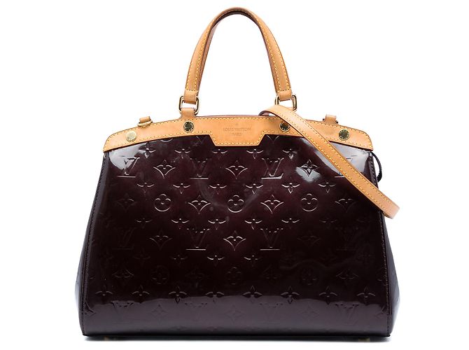 Louis Vuitton Purple Monogram Vernis Brea MM Violet
