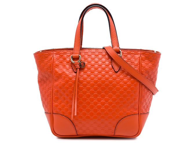 Sac à main Gucci Orange Small Microguccissima Bree