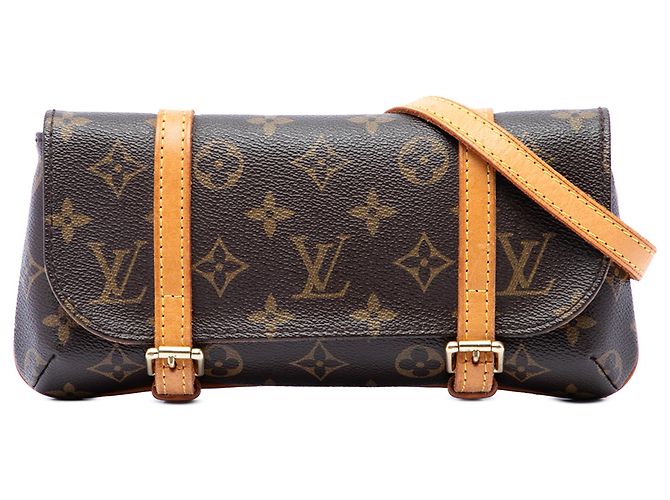 Louis Vuitton Pochette Marelle PM Marrón Monogram Castaño