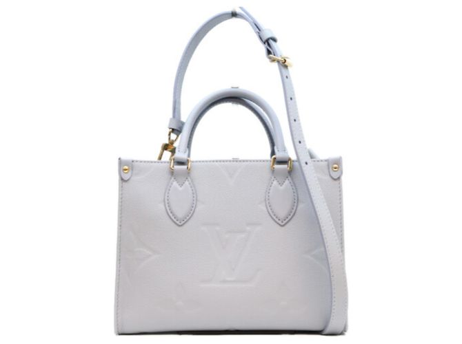Borsa a spalla Louis Vuitton Monogram Empreinte OnTheGo PM Blu