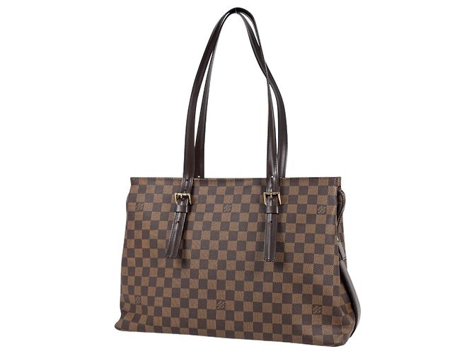 Borsa Tote Louis Vuitton Chelsea Marrone