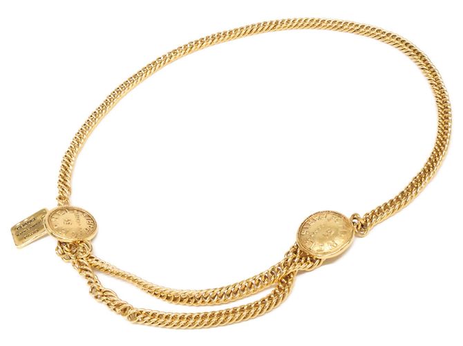 Cinturón Chanel Cambon Chain Dorado