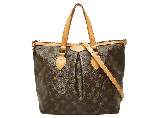 Bolsa Louis Vuitton Monogram Palermo PM Marrom
