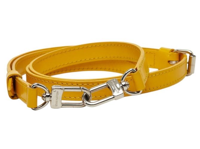 Tracolla in pelle gialla Louis Vuitton Giallo