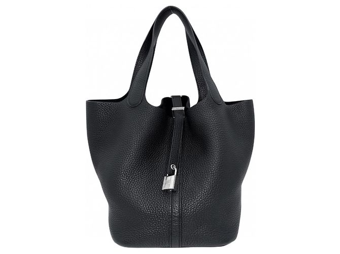 Hermès Sac à main Hermes Picotin Lock MM Noir