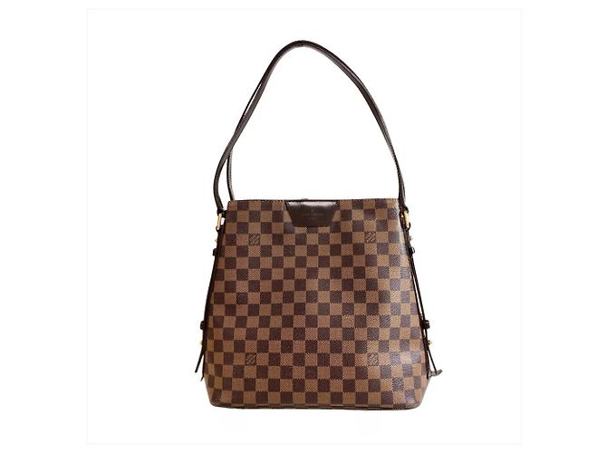 Borsa Tote Louis Vuitton Cabas Rivington Marrone