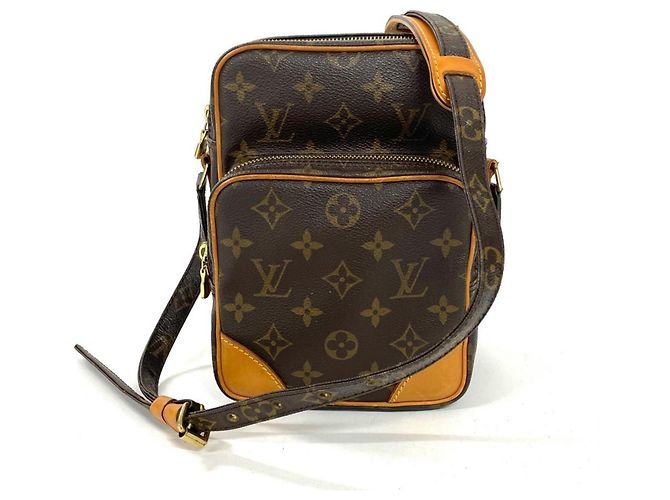 Bolso de hombro Louis Vuitton Amazon Castaño