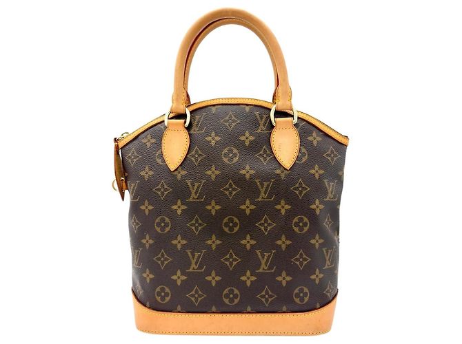 Sac à main Louis Vuitton Lockit PM Marron