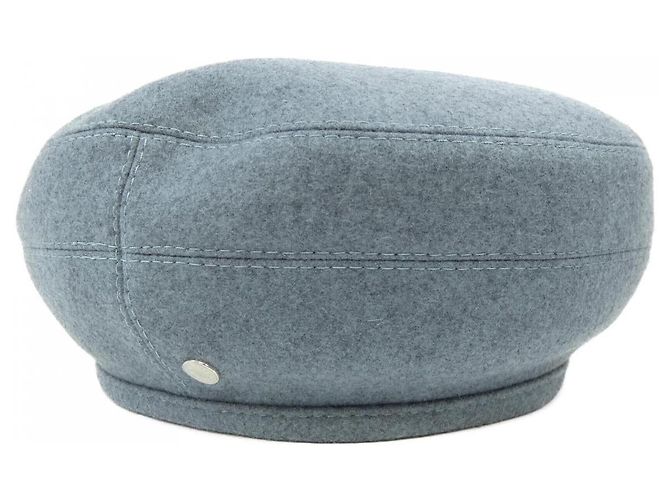 Hermès Hermes Cuir de Selle Parisienne Patchwork Cashmere Cap Braun
