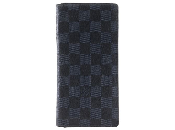 Brazza Cartera larga Louis Vuitton Damier Graphite Negro