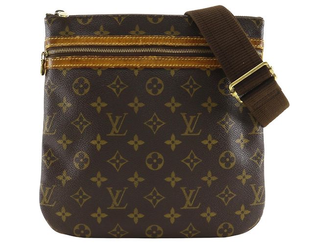 Pochette Bosphore Louis Vuitton Sac à l'épaule Marron Monogramme