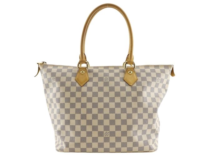 Sac cabas Louis Vuitton Saleya MM Blanc