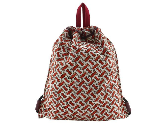 Burberry TB Monogram Nylon Backpack Orange