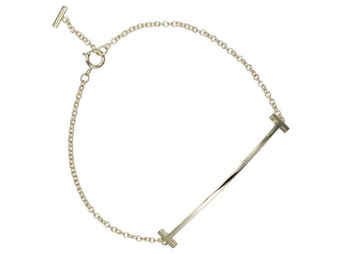 Tiffany T Pulsera T Smile de Tiffany & Co. en oro amarillo de 18K