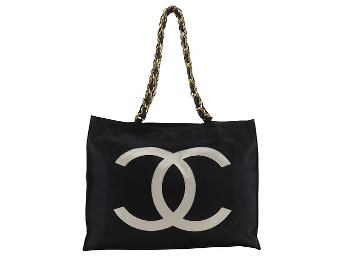 Borsa Tote Chanel Coco Mark Nero