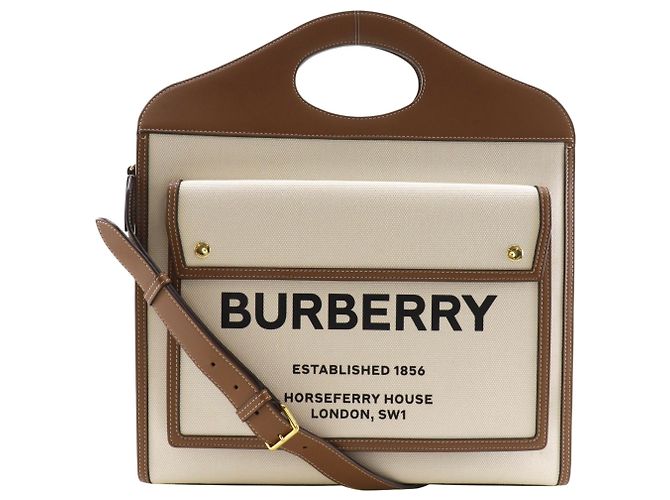 Borsa a tasca Burberry Medium Marrone