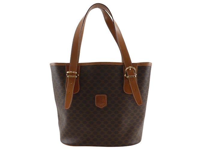 Céline Borsa a secchiello Celine Macadam Marrone