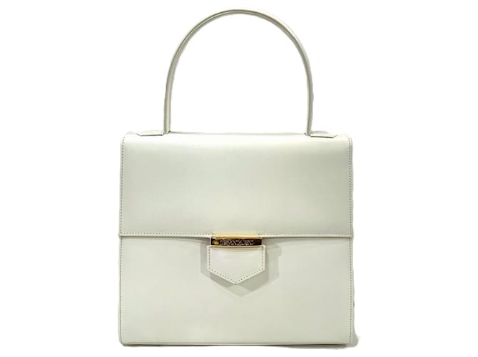 Yves Saint Laurent White Leather Handbag 