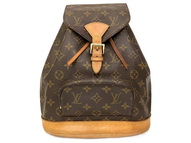 Louis Vuitton Montsouris MM Rucksack Braun