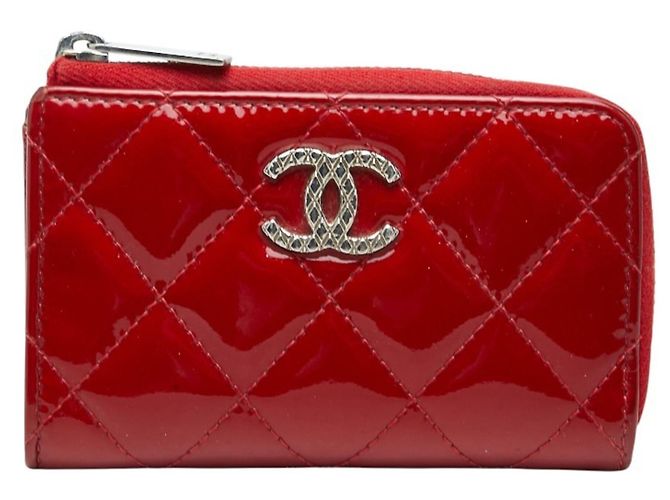Monedero Chanel Coco Mark Matelassé Roja