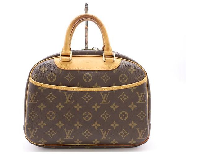 Louis Vuitton Monogramissime Bowling in tela Monogram e Exotics Marrone