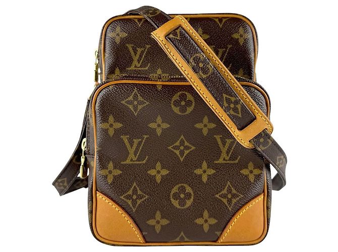 Bolsa de Ombro Louis Vuitton Marrom Monogram Monograma