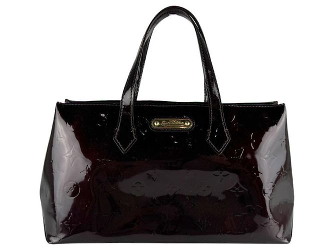 Bolso Louis Vuitton Monogram Vernis Wilshire PM Burdeos