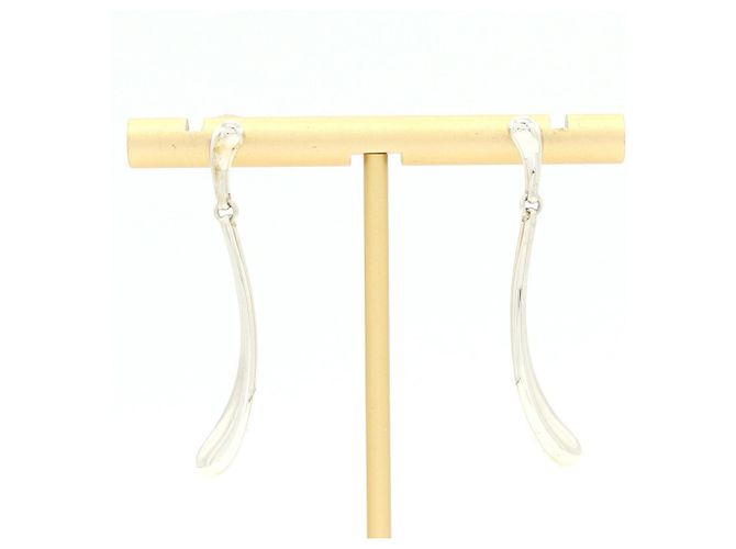 Orecchini Tiffany & Co. Elsa Peretti Elongated Teardrop Argento